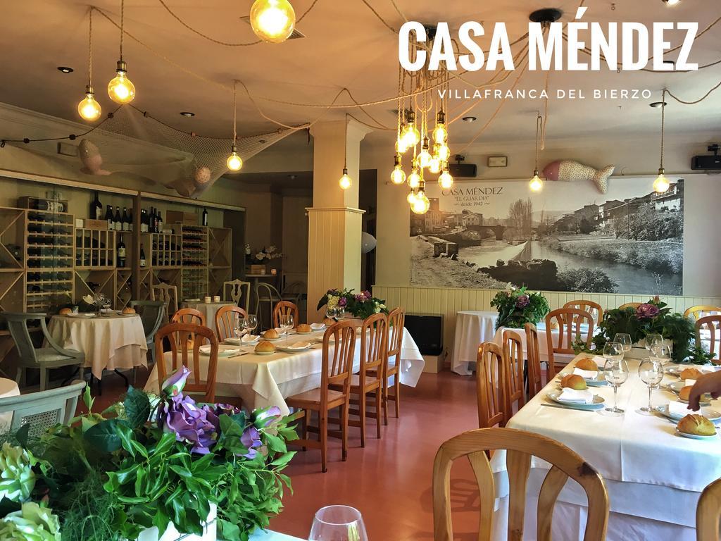 Hostal Restaurante Mendez Villafranca Del Bierzo Dış mekan fotoğraf